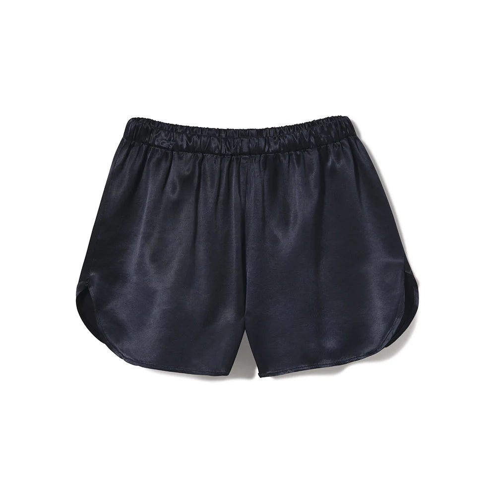 Brittany Satin Short - Navy