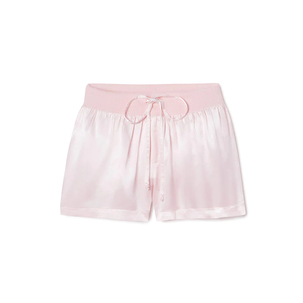 Mikel Satin Shorts - Blush