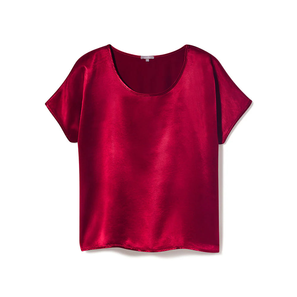 Roxxy All Satin Tee - Red