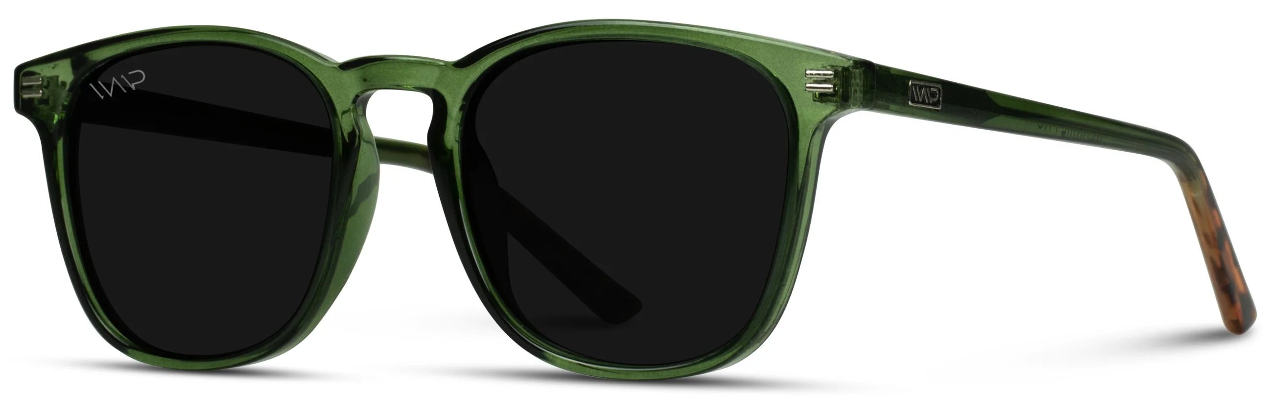 Nick Sunglasses in Emerald/Black