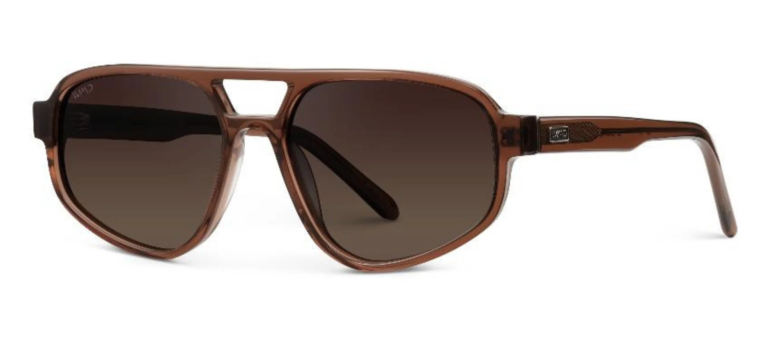 Brooklyn Sunglasses in Crystal Brown/Gradient Brown