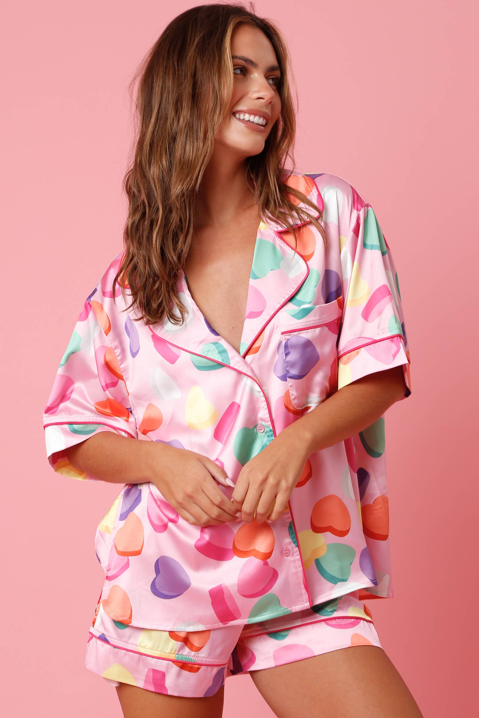 Candy Hearts Pajama Set