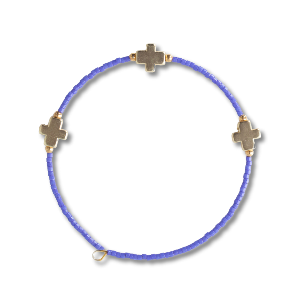 Periwinkle Faithful Stacking Bangle