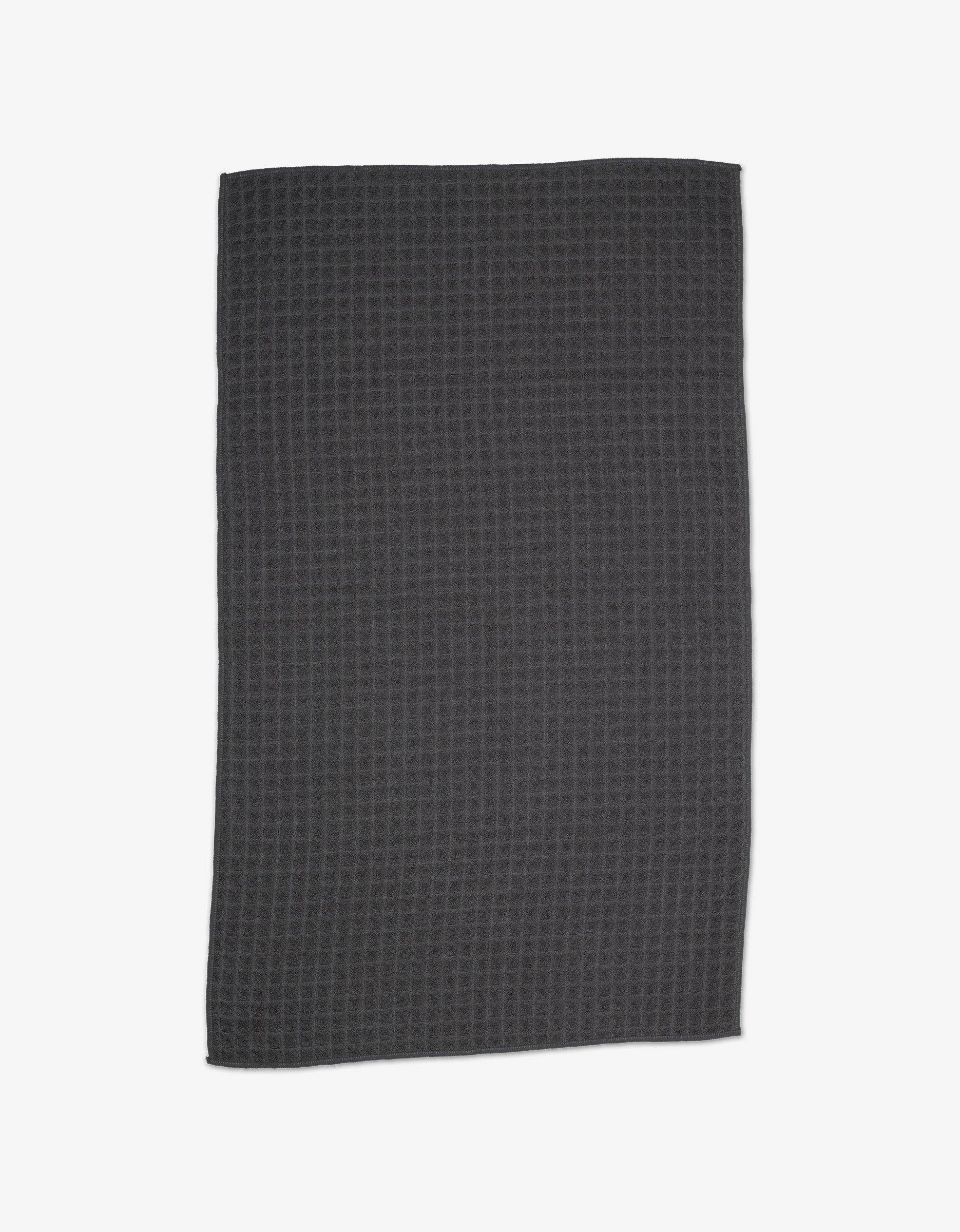 Charcoal Waffle Bath Towel