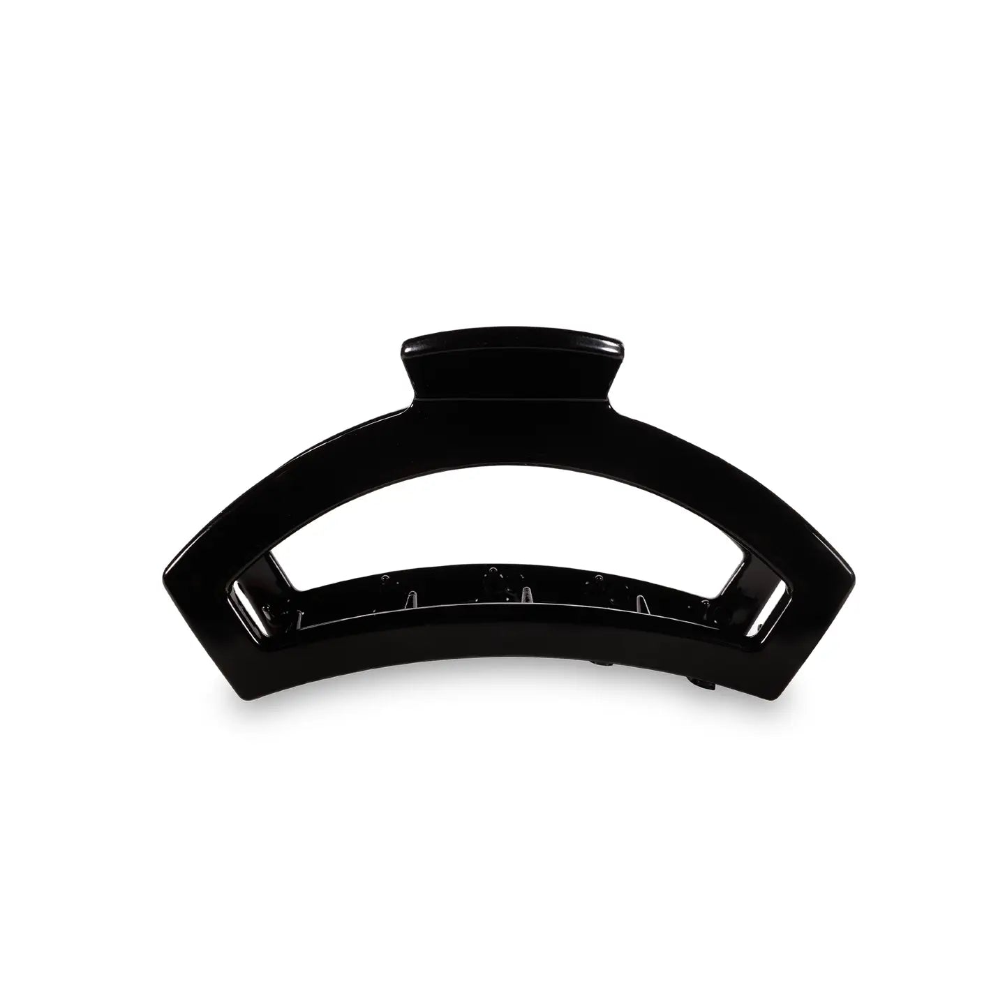 Open Jet Black Small Hair Clip