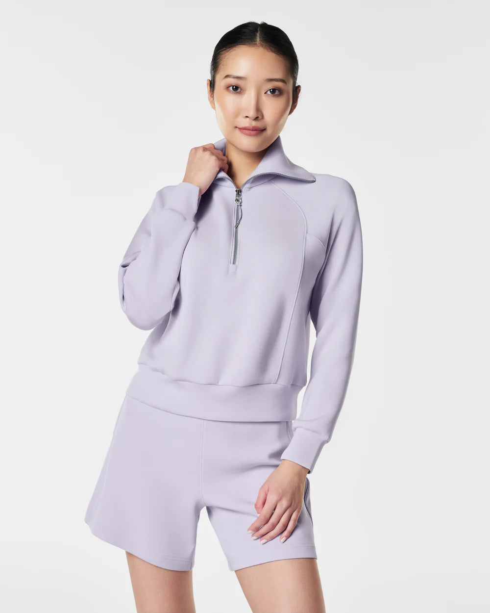 Spanx AirEssentials Half Zip - Violet Air