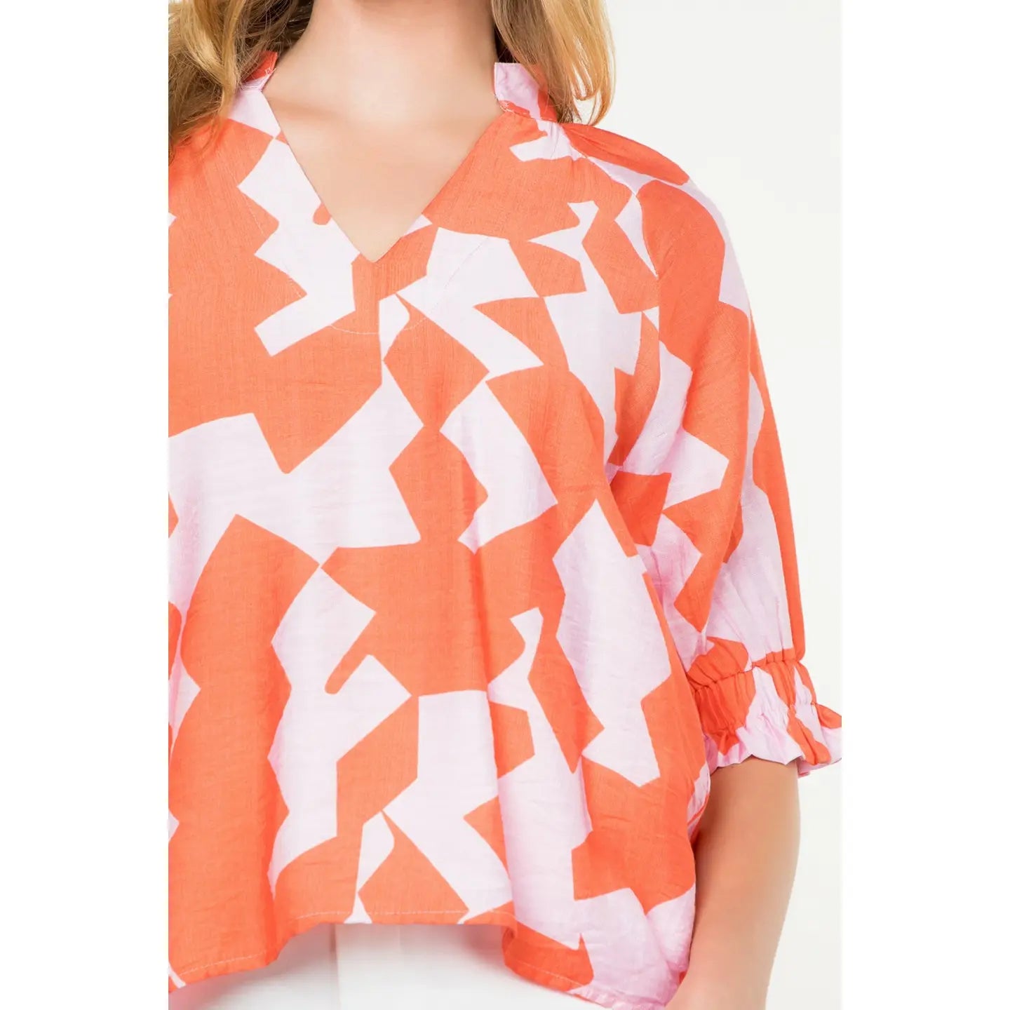 Dora Geo Print Top