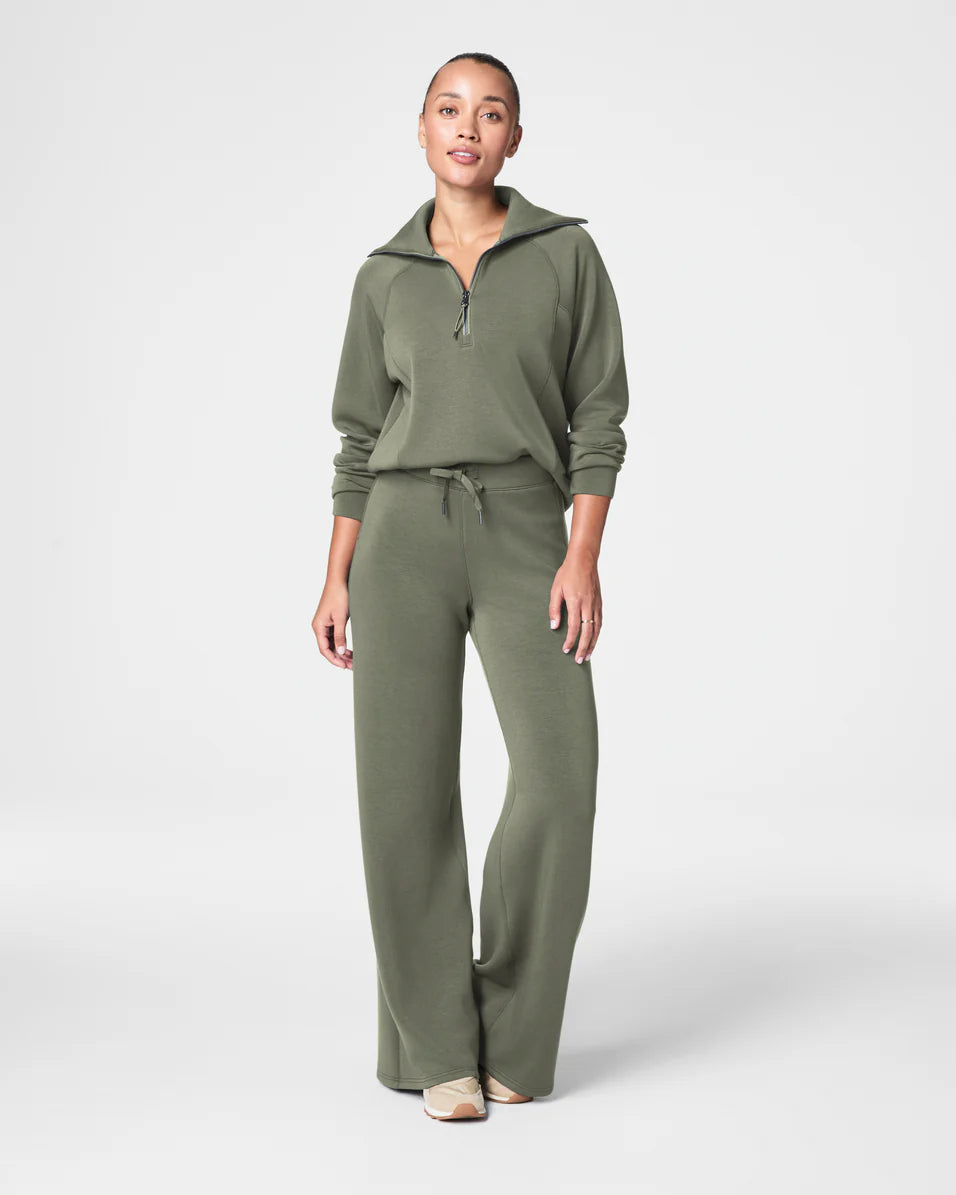 Spanx AirEssentials Wide Leg Pant - Clover