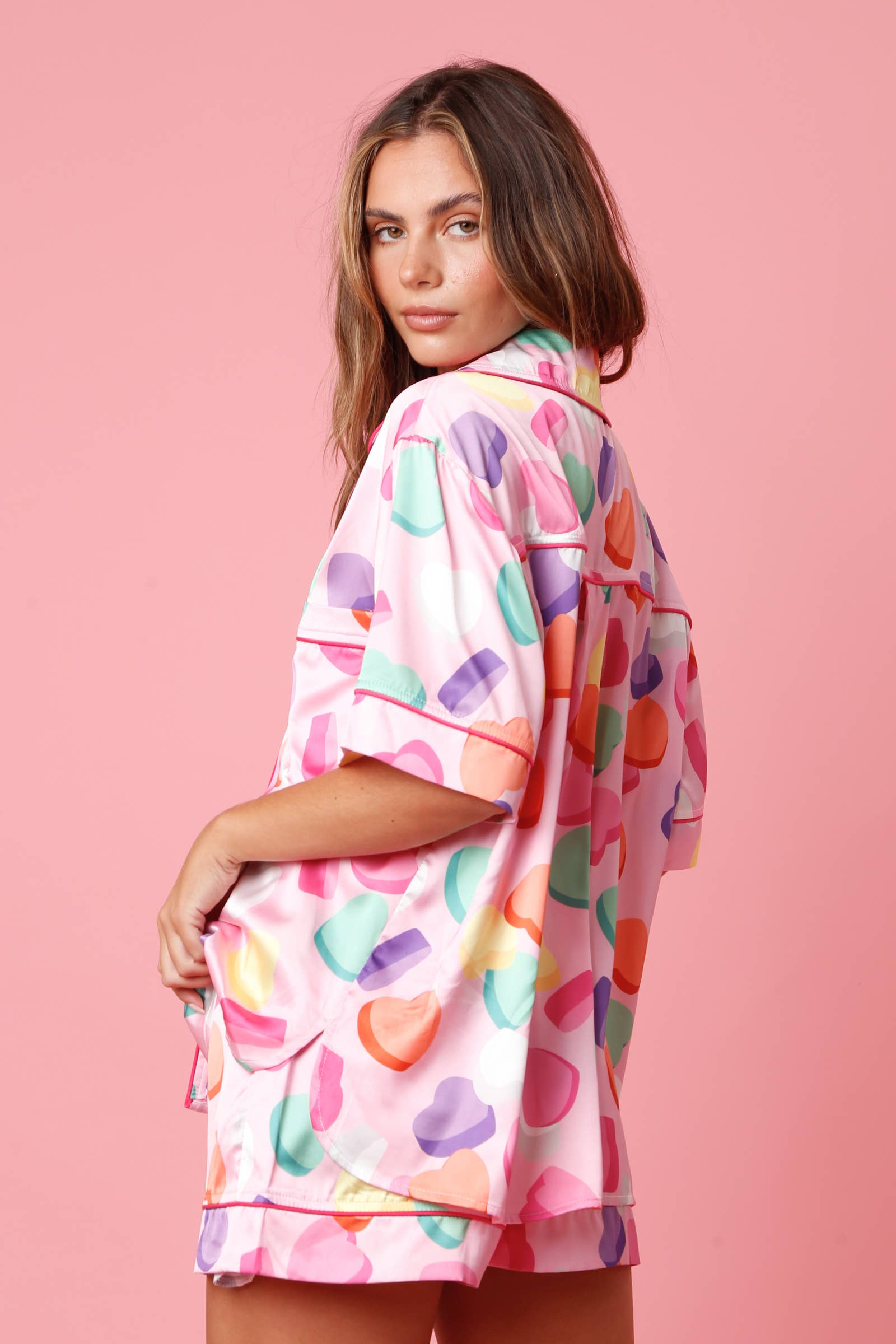 Candy Hearts Pajama Set