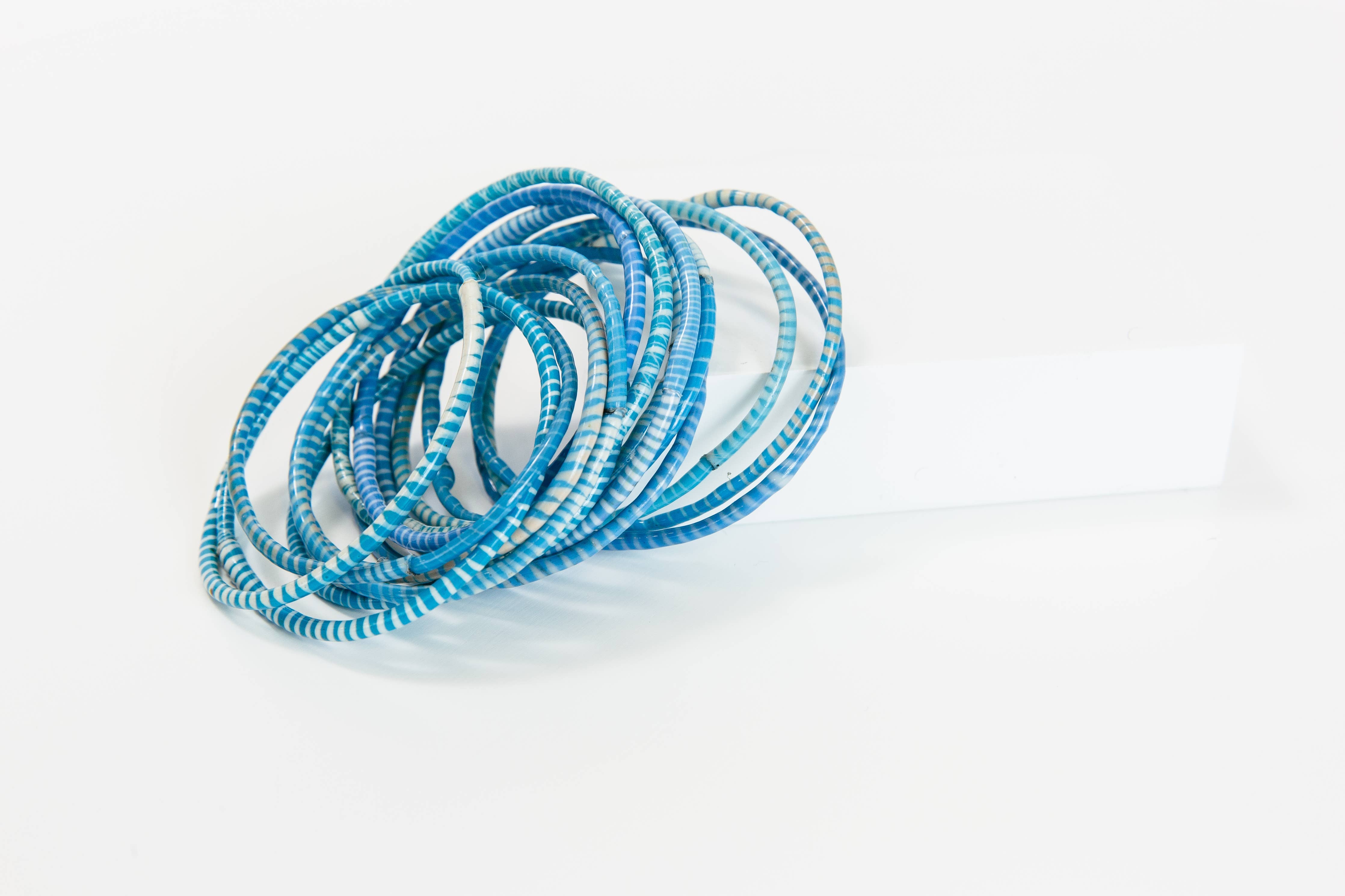 Sky Blue Jelly Bangles