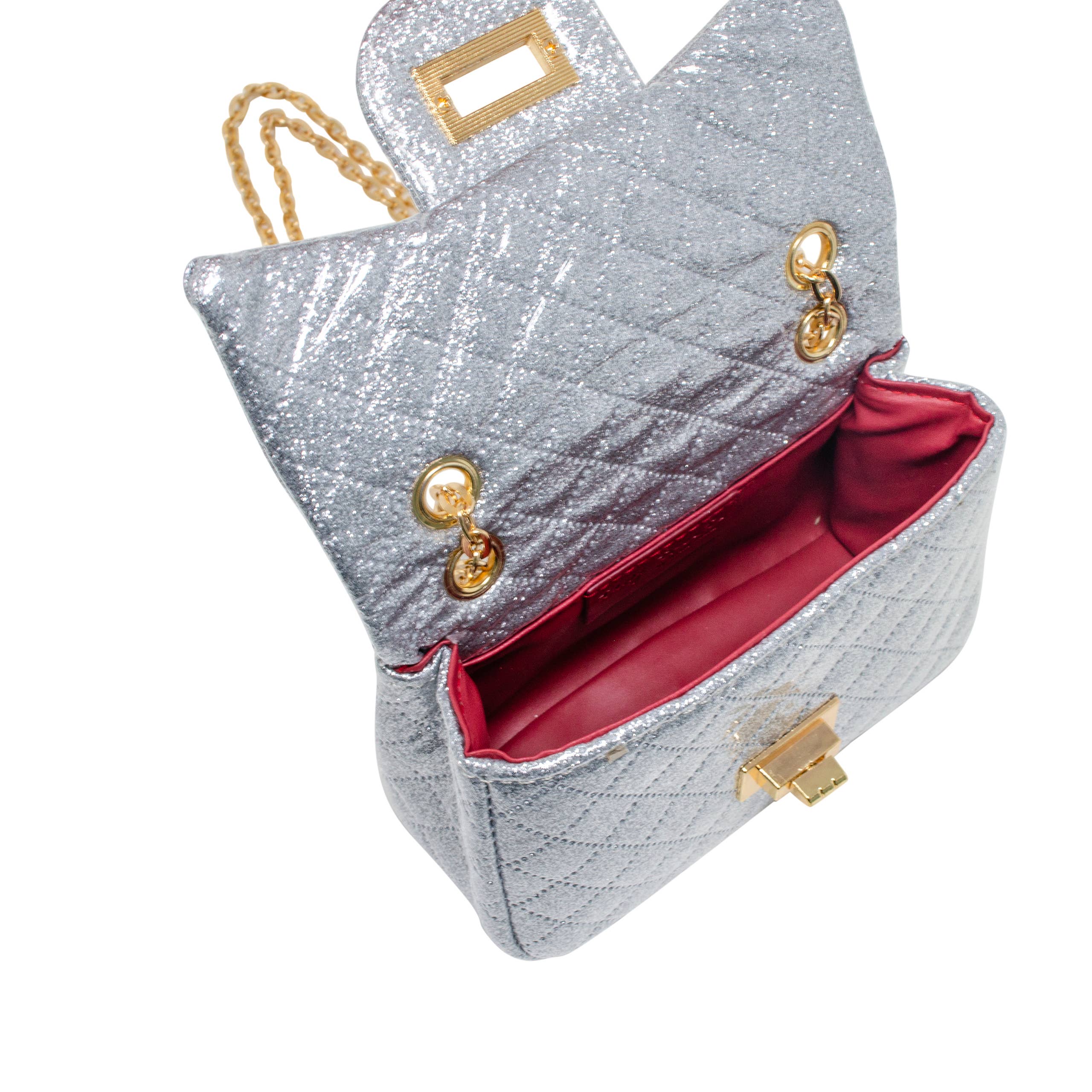 Classic Quilted Sparkle Mini Bag