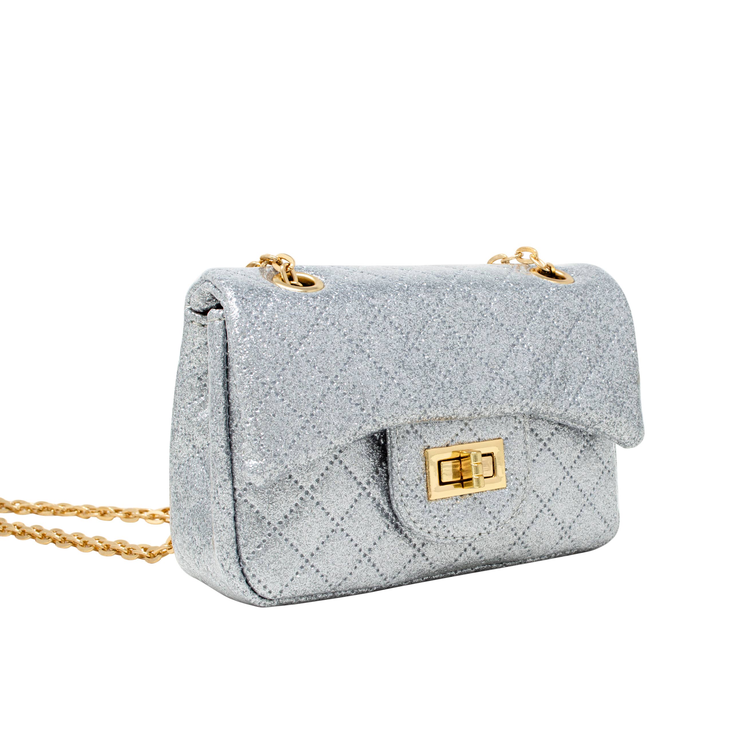 Classic Quilted Sparkle Mini Bag