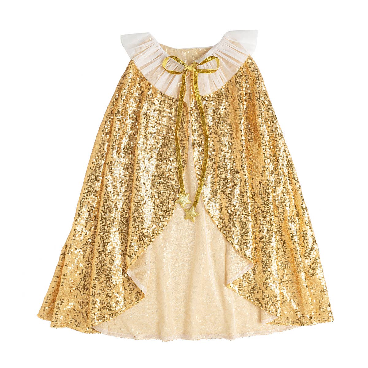 Gold Sequin Dress-Up Cape