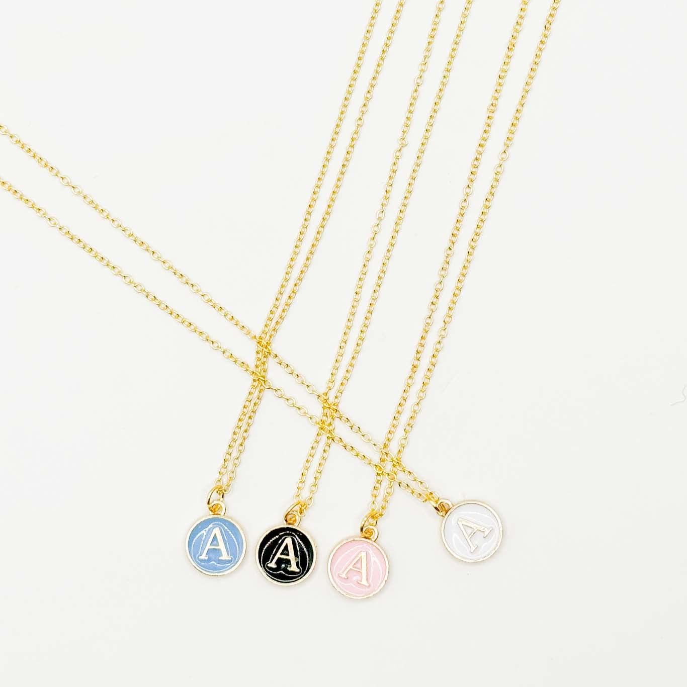 SWeeT Initial Medallion Necklace