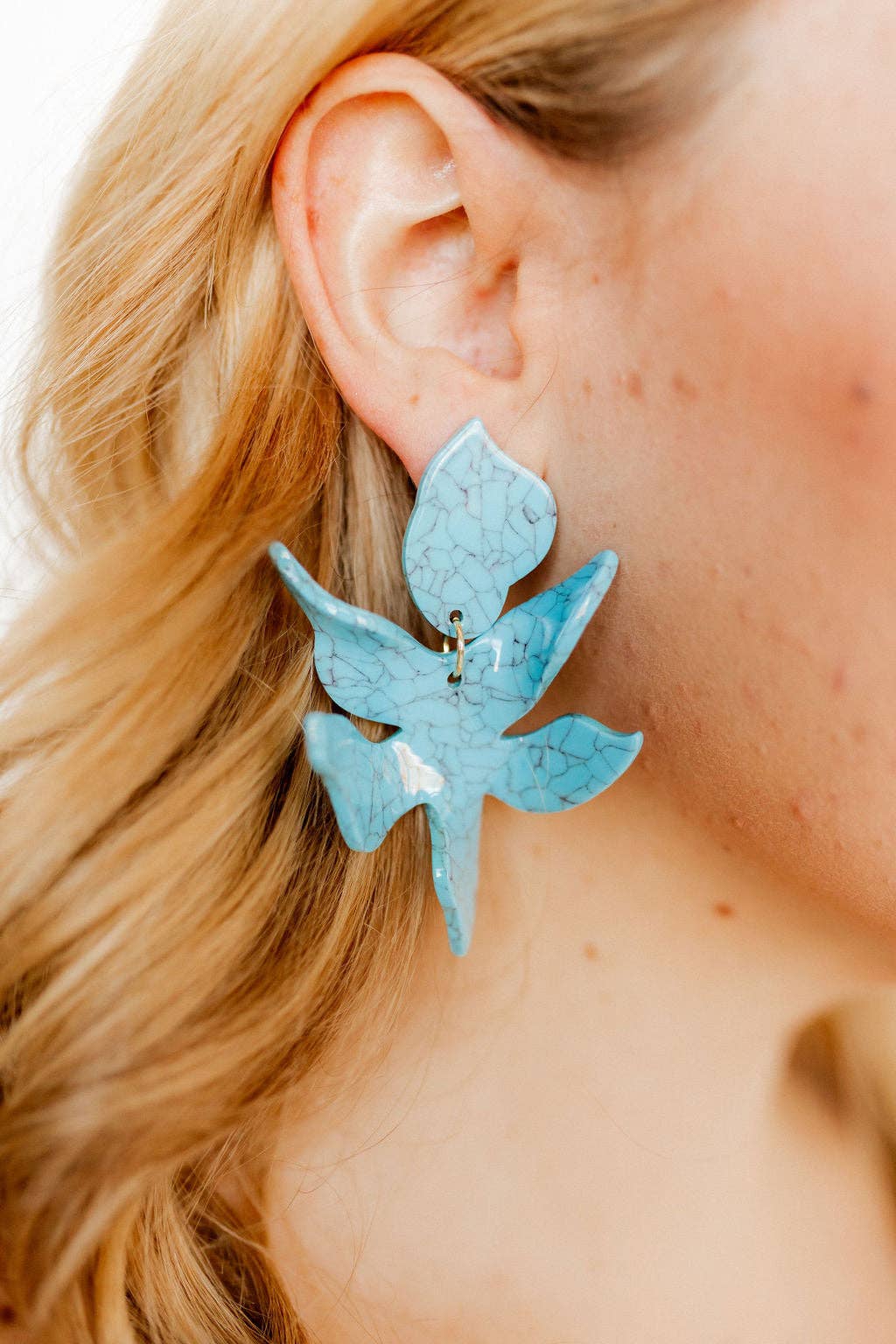 Turquoise Flora Earring Earrings