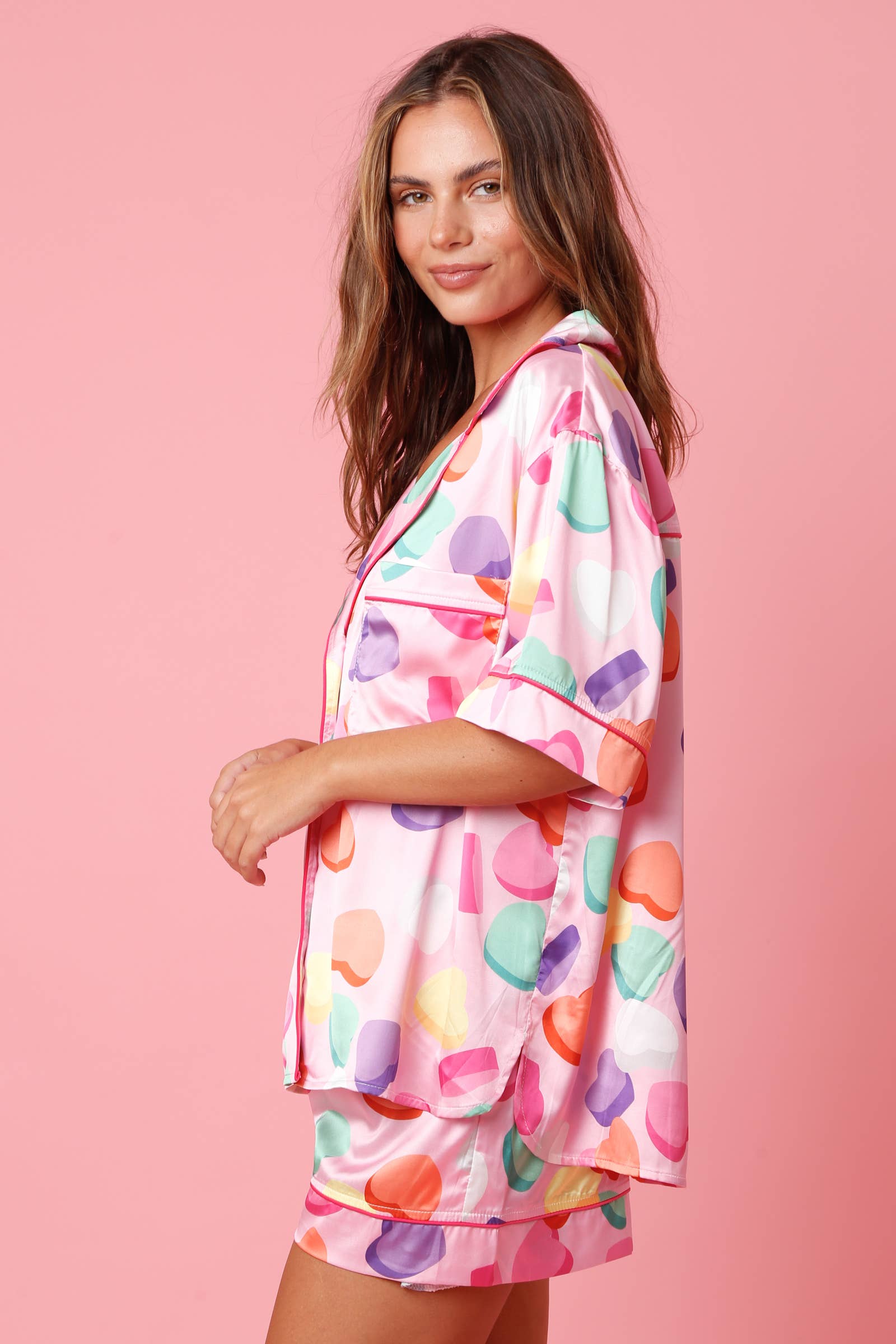 Candy Hearts Pajama Set