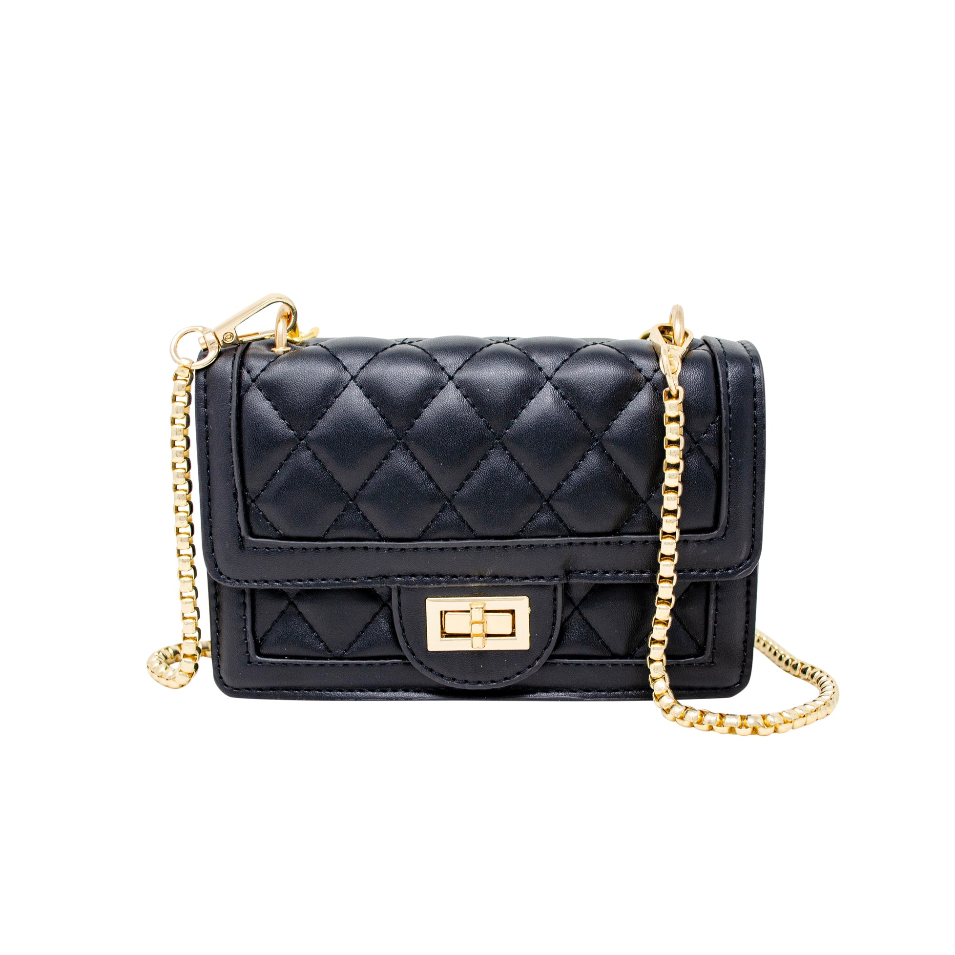 Classic Quilted Large Flap Handbag