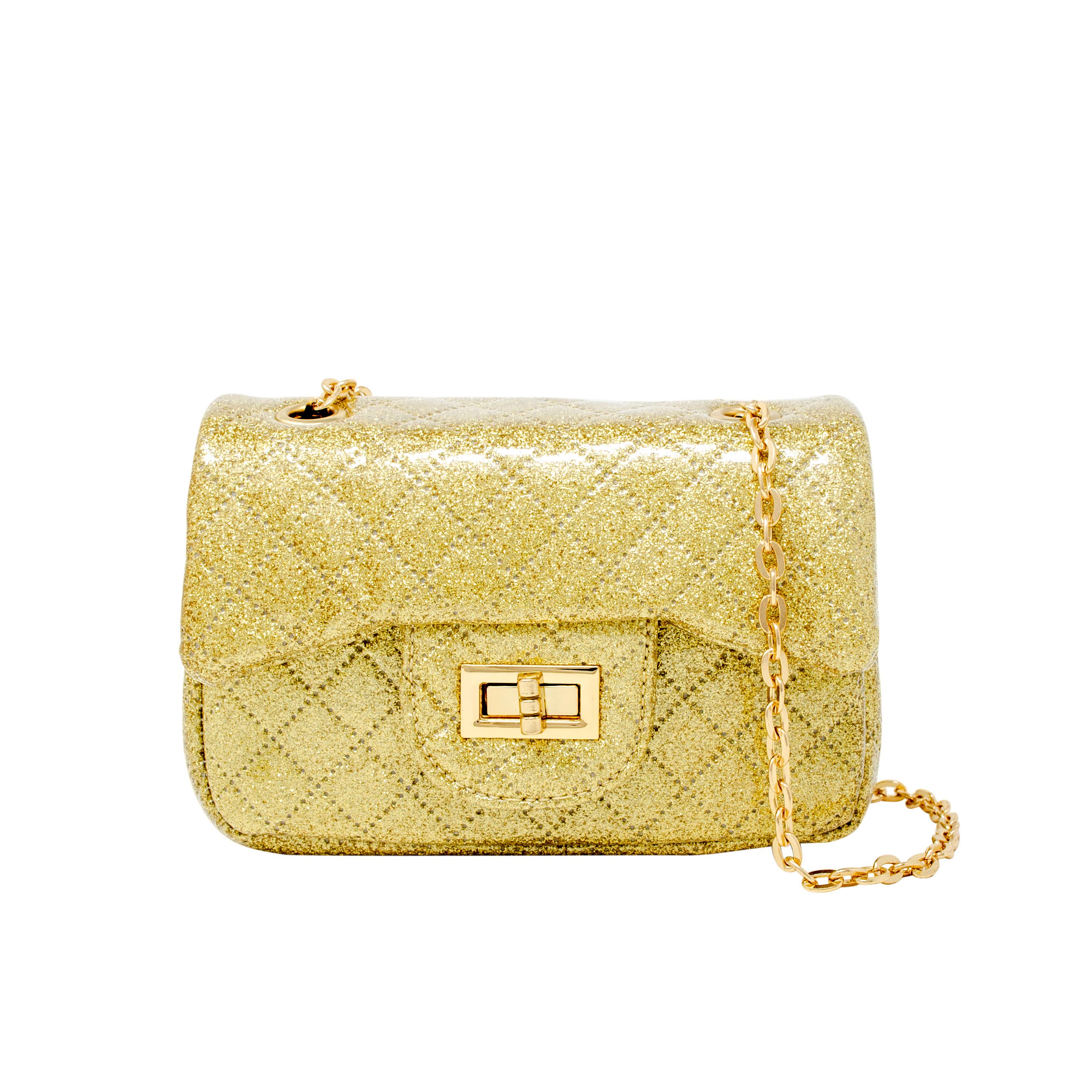 Classic Quilted Sparkle Mini Bag