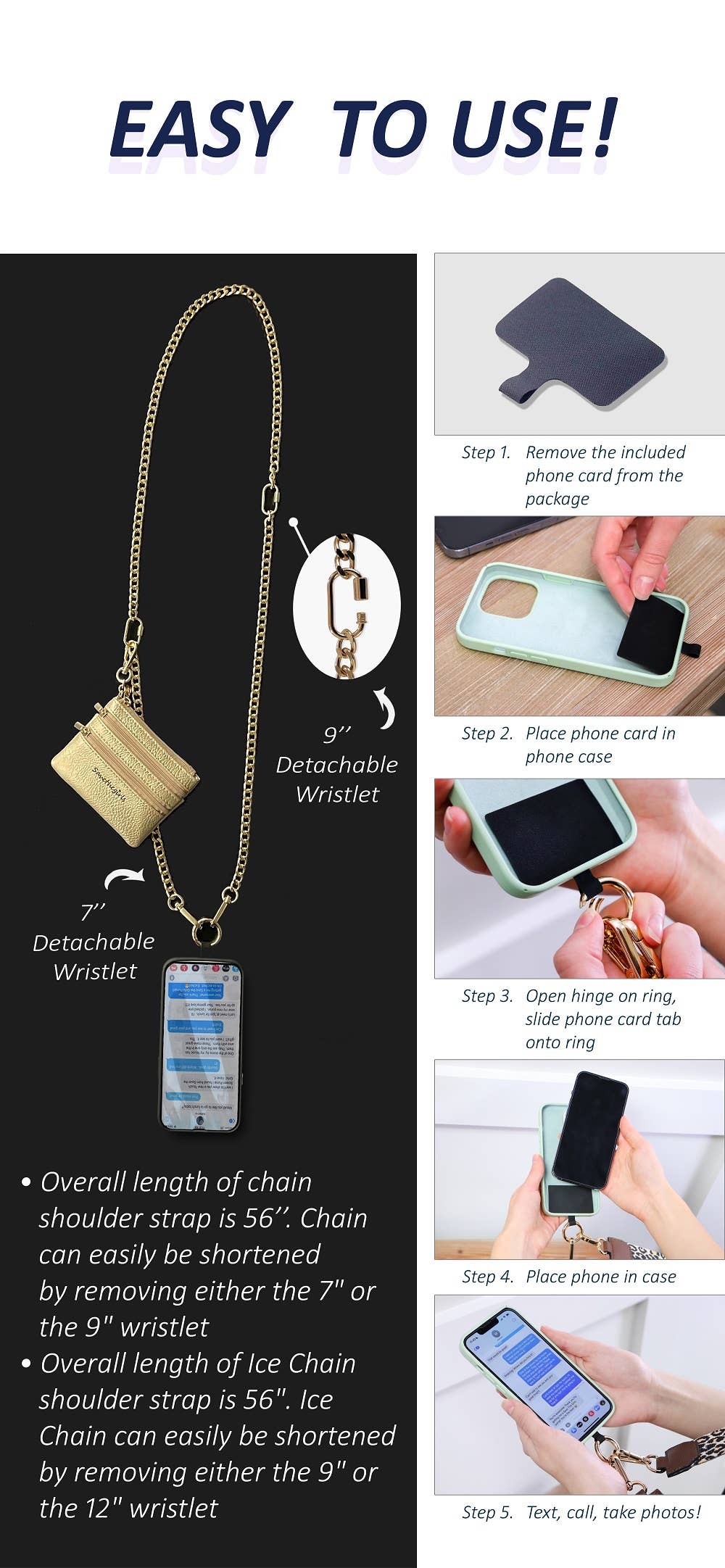 Clip & Go - Crossbody Phone Accessory 