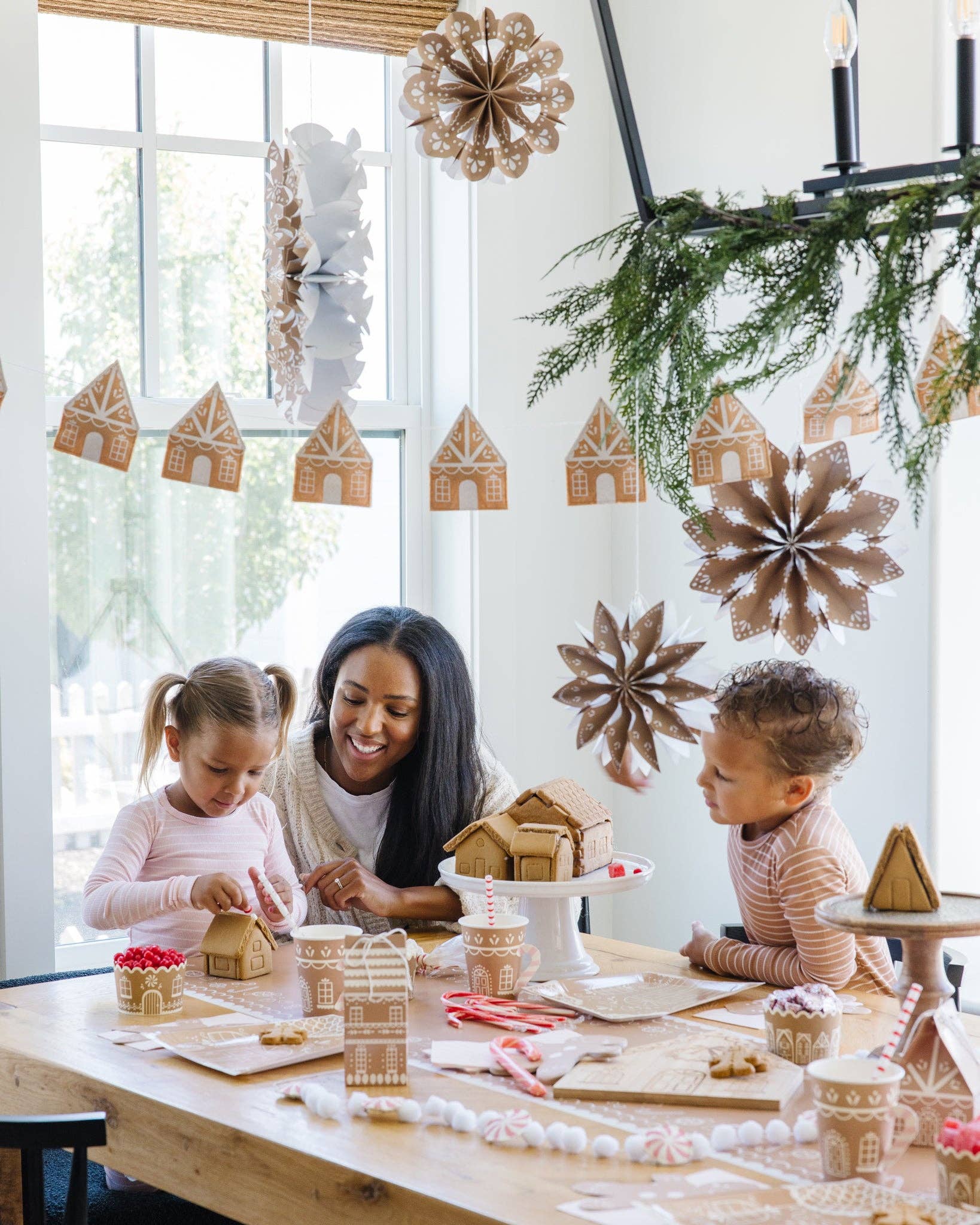 Gingerbread Candy Felt Banner