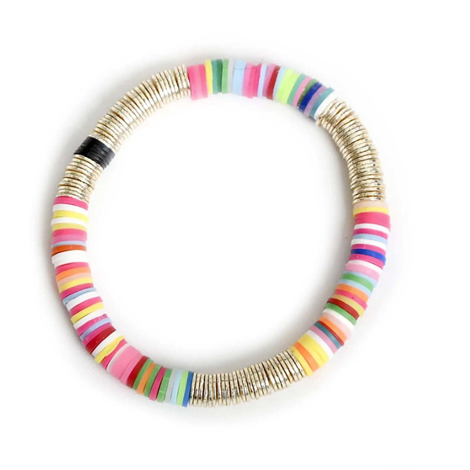 Bright Rainbow Vinyl Bracelet