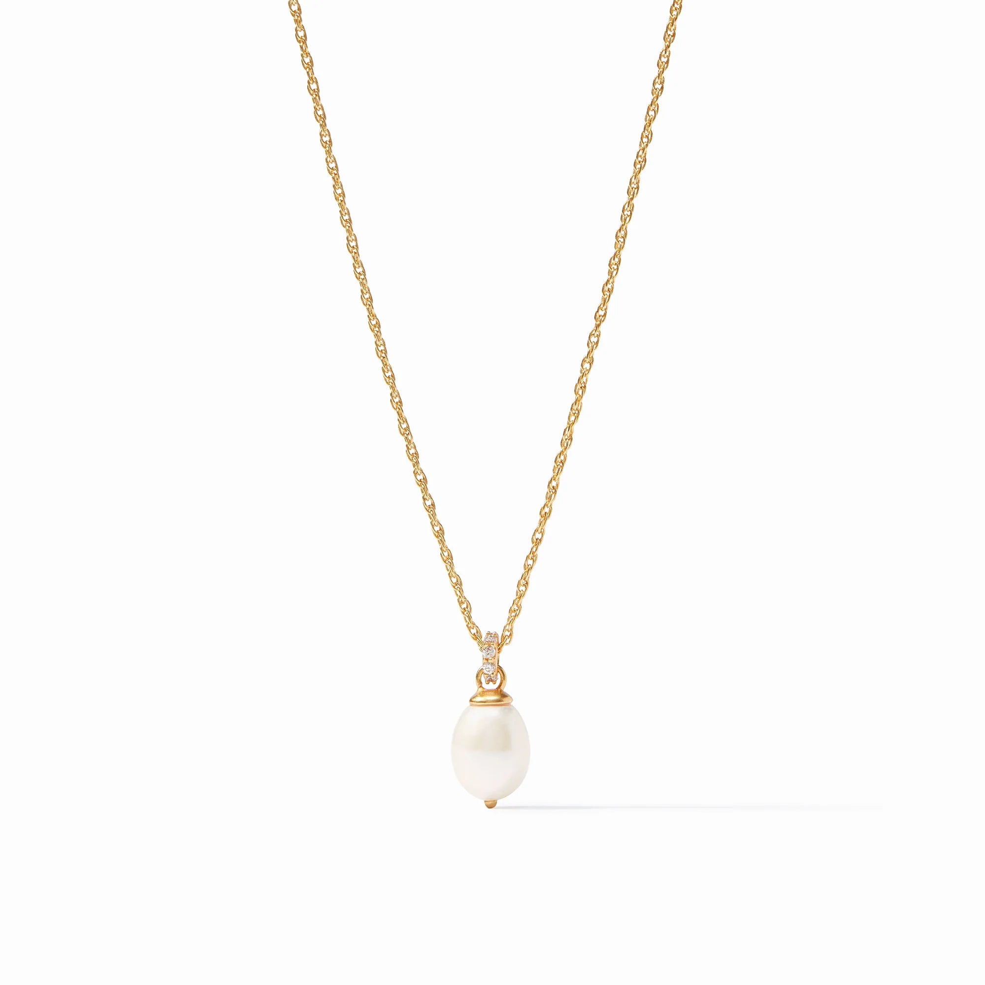 Celeste Pearl Solitaire Necklace