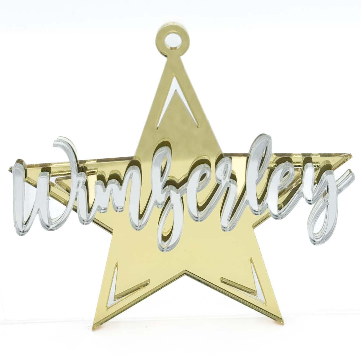 Wimberley Acrylic Star Ornaments