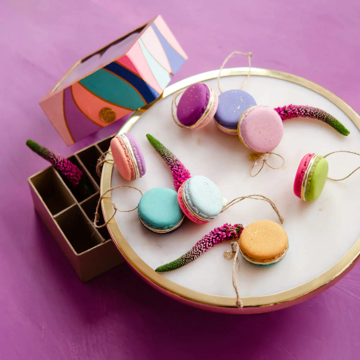 Macaron Ornaments (Individual) by Glitterville