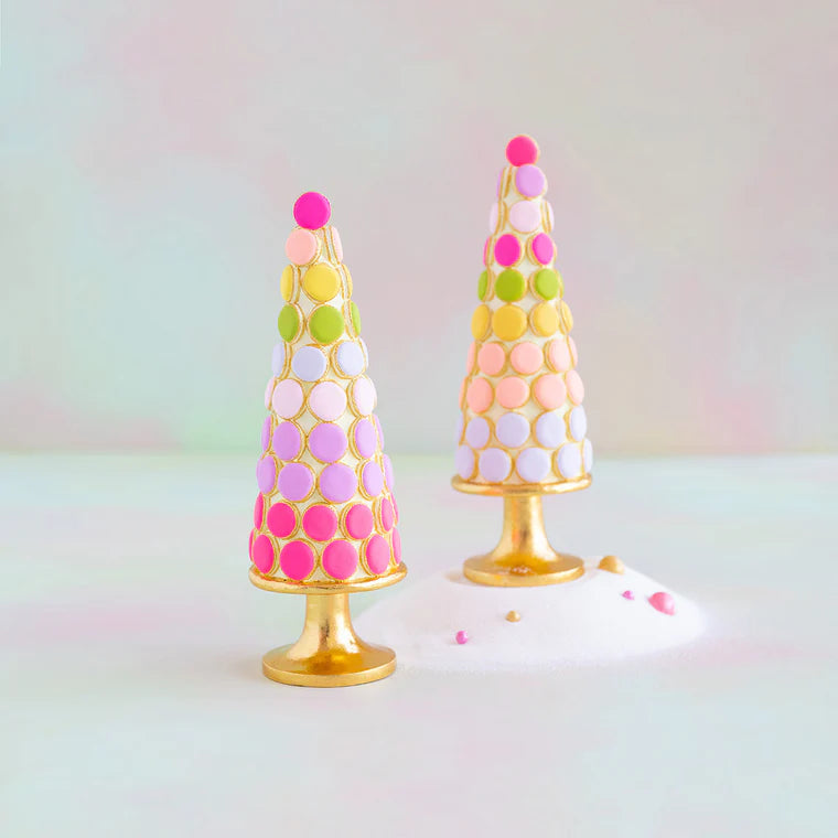 Macaron Tabletop Trees by Glitterville