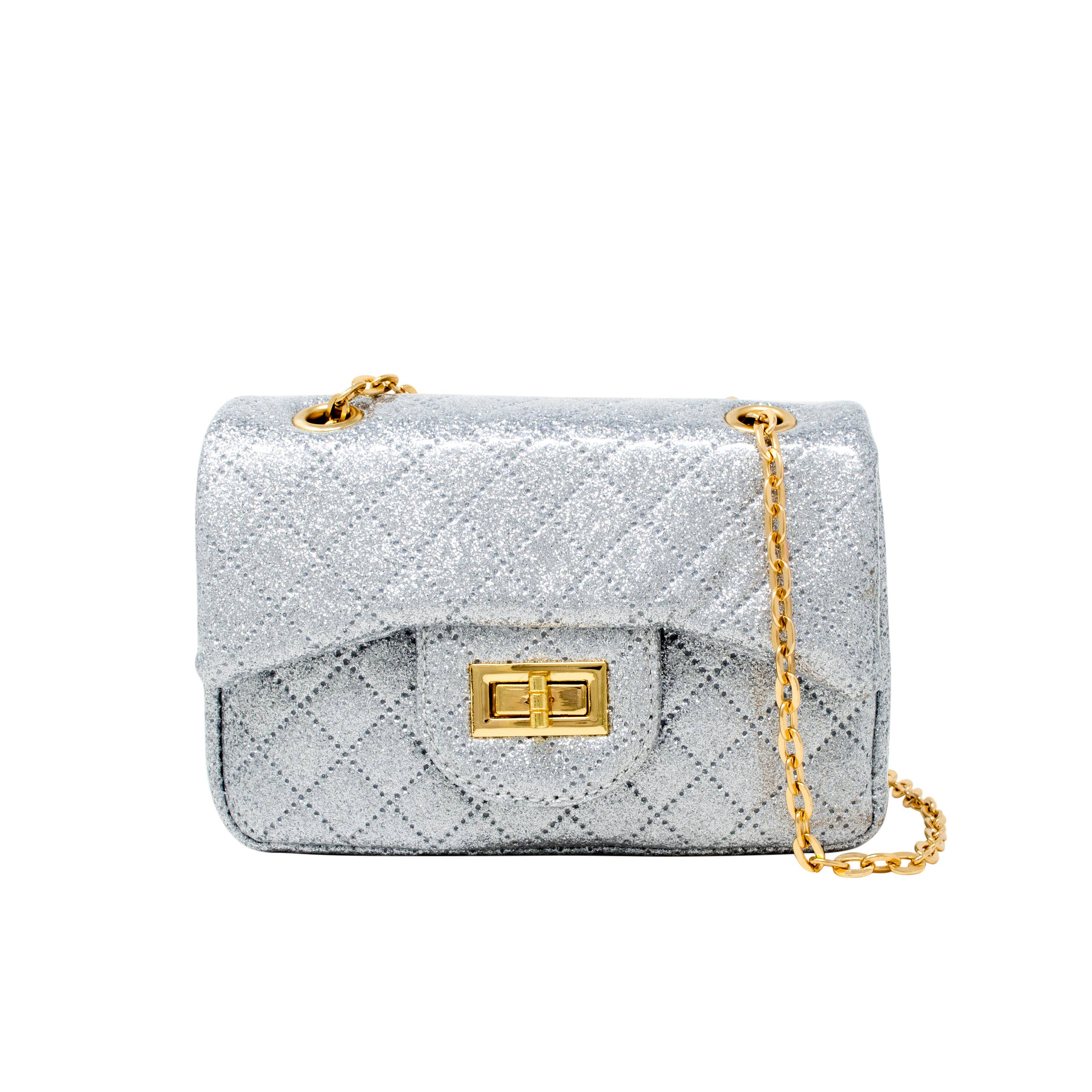 Classic Quilted Sparkle Mini Bag