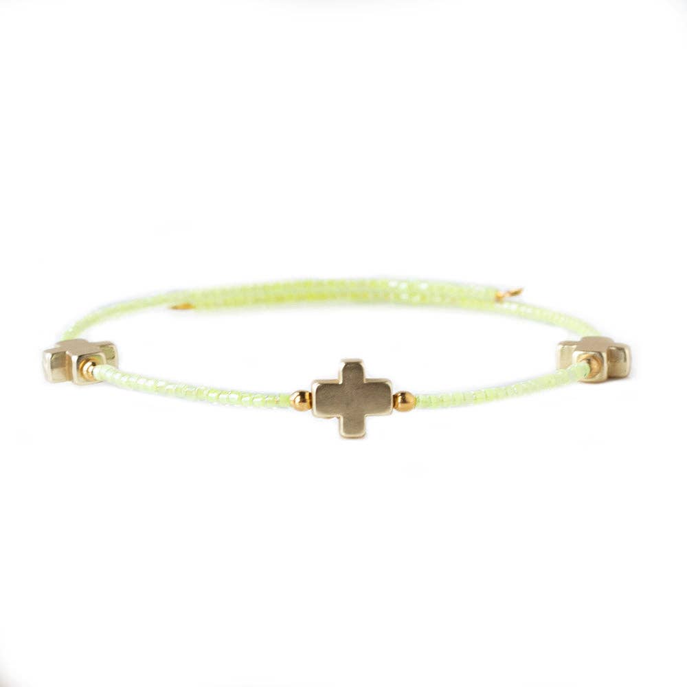 Lime Faithful Stacking Bangle