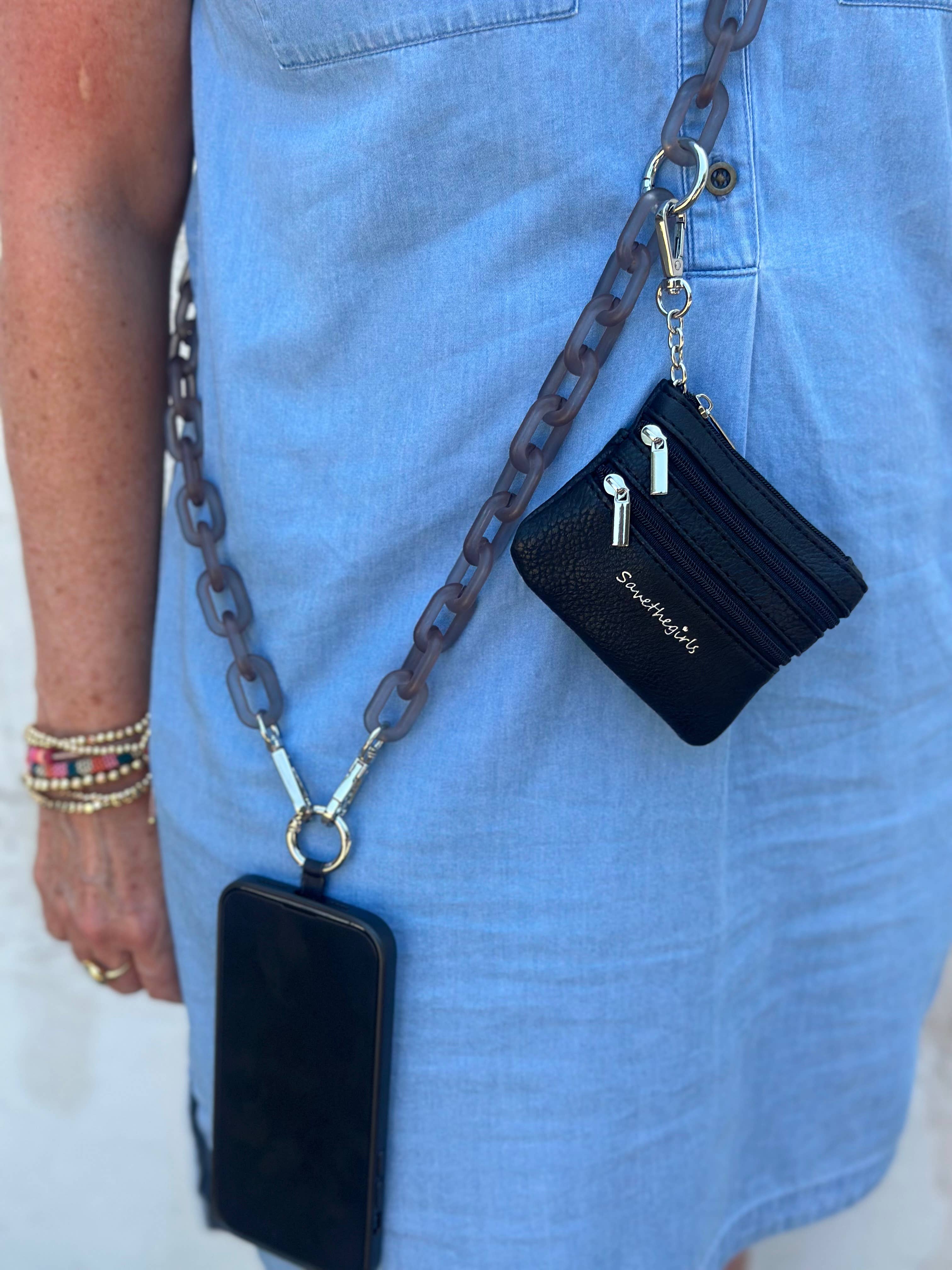 Clip & Go - Crossbody Ice Chain Phone Accessory 