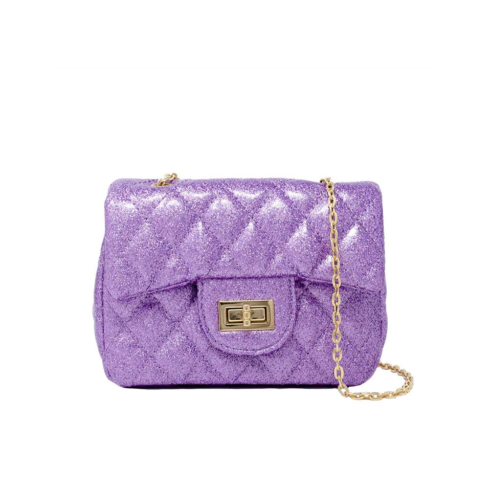 Classic Quilted Sparkle Mini Bag