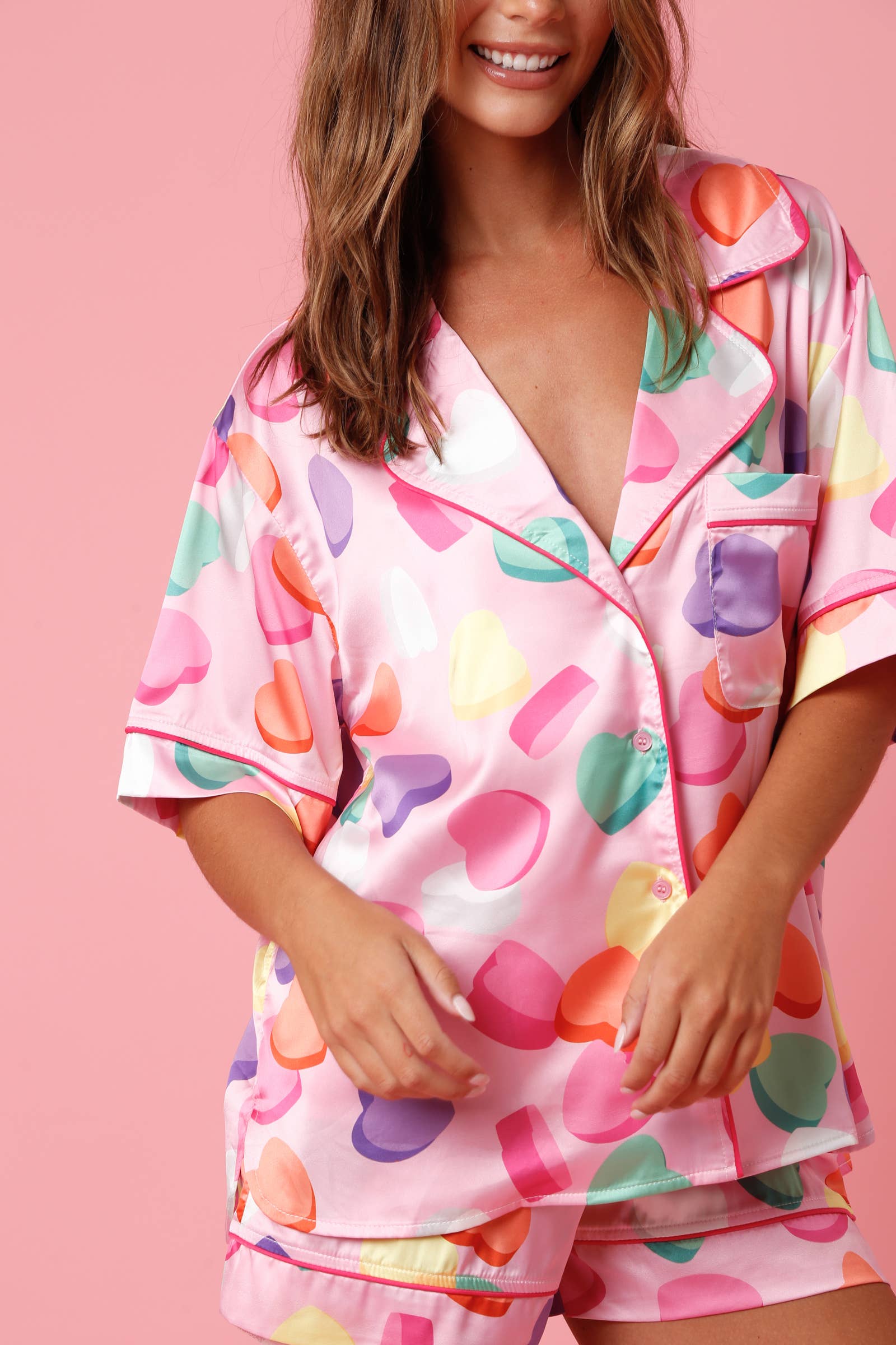 Candy Hearts Pajama Set