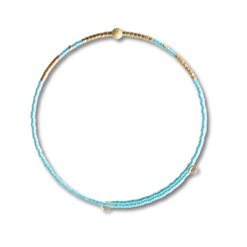 Turquoise Sprinkles Stacking Bangle