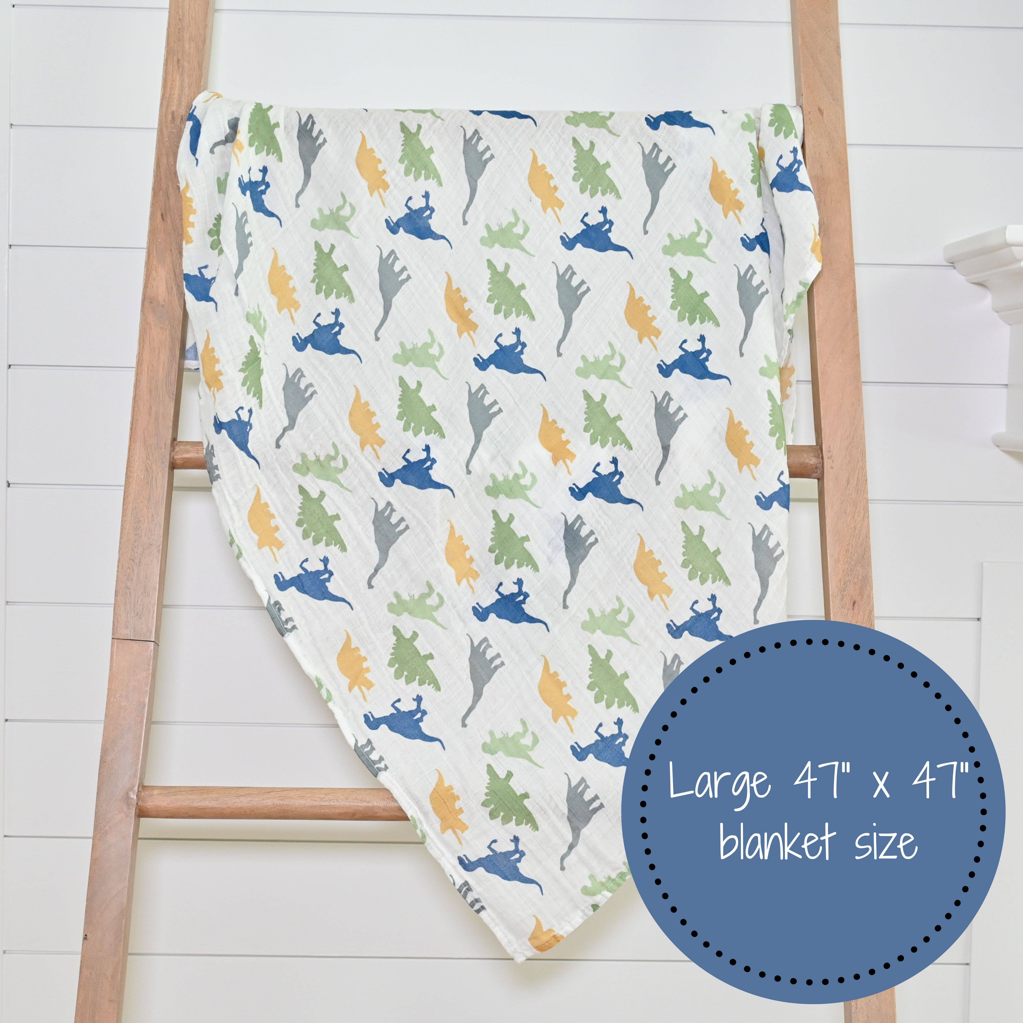 Rawr-Some Baby Muslin Cotton Blanket