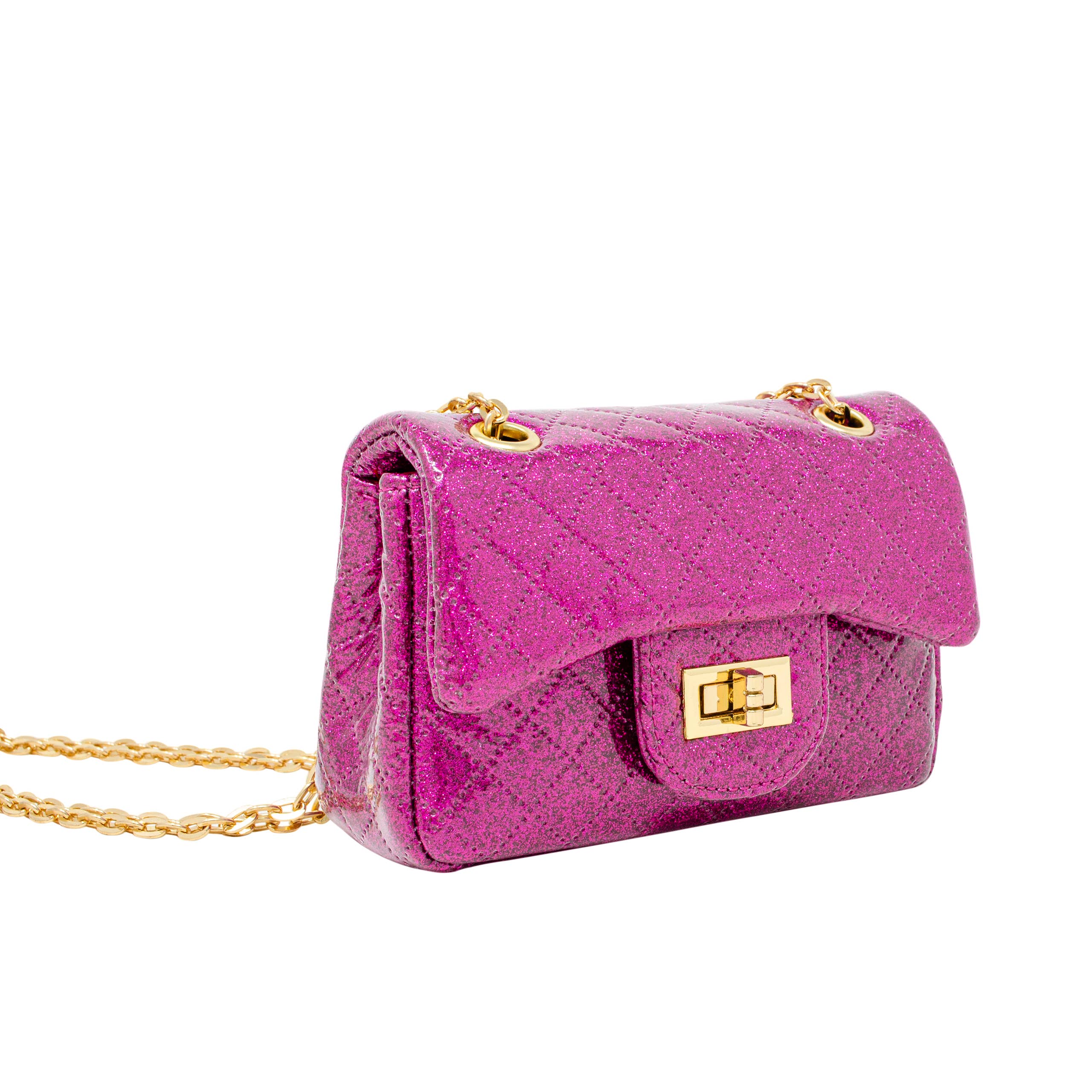 Classic Quilted Sparkle Mini Bag