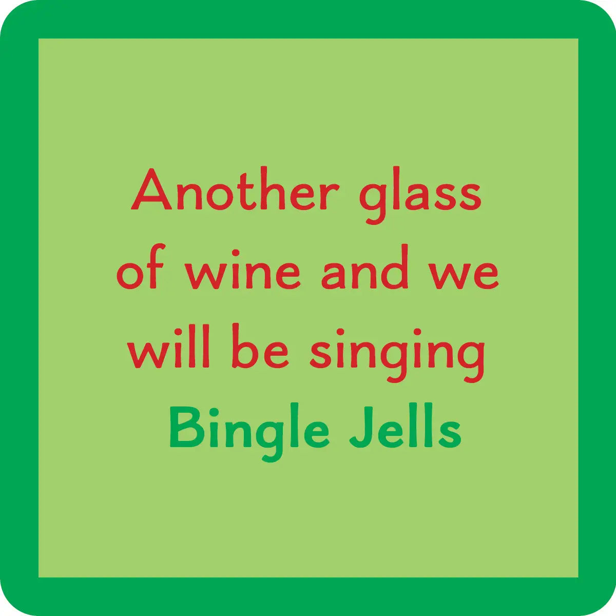 COASTER: bingle jells CHRISTMAS