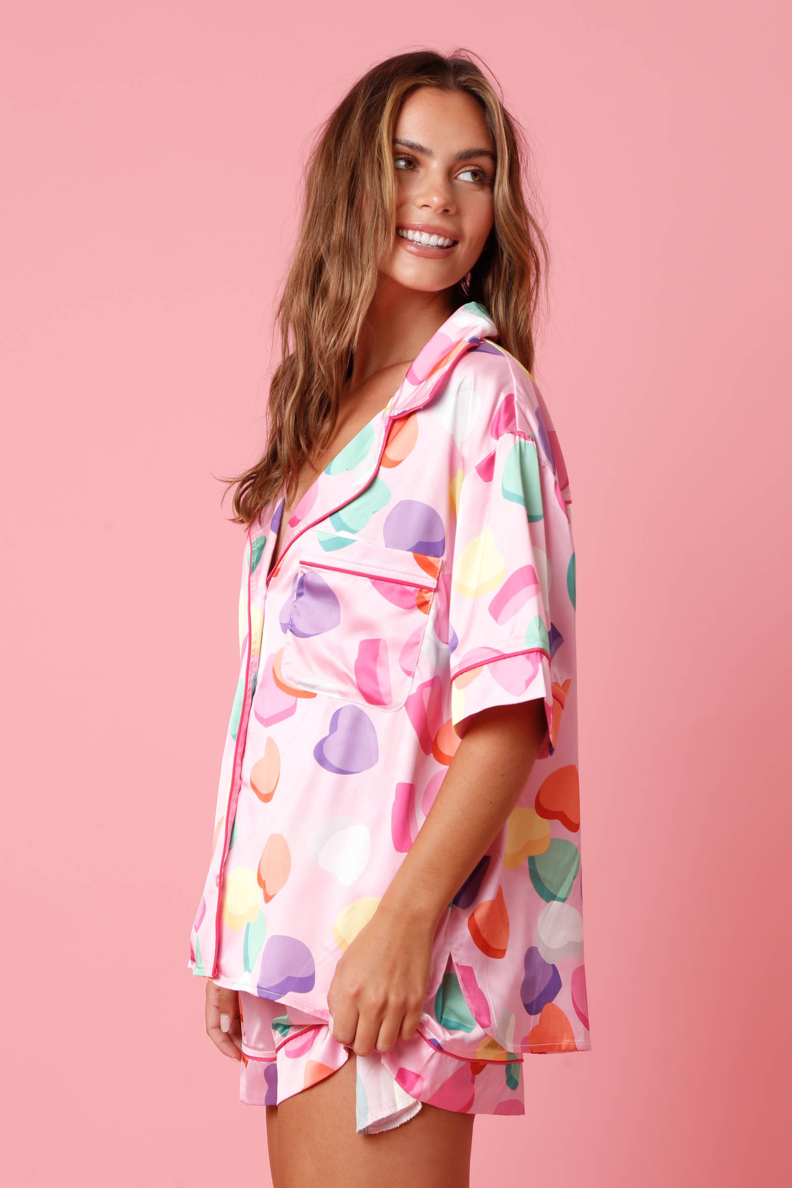 Candy Hearts Pajama Set