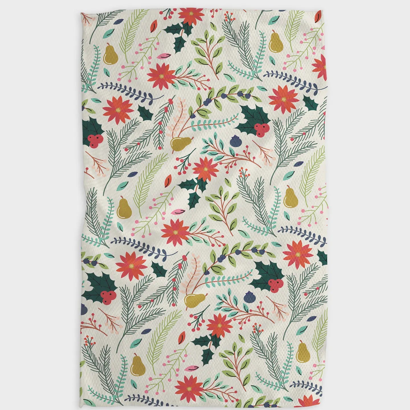 Branches Pear Light Tea Towel