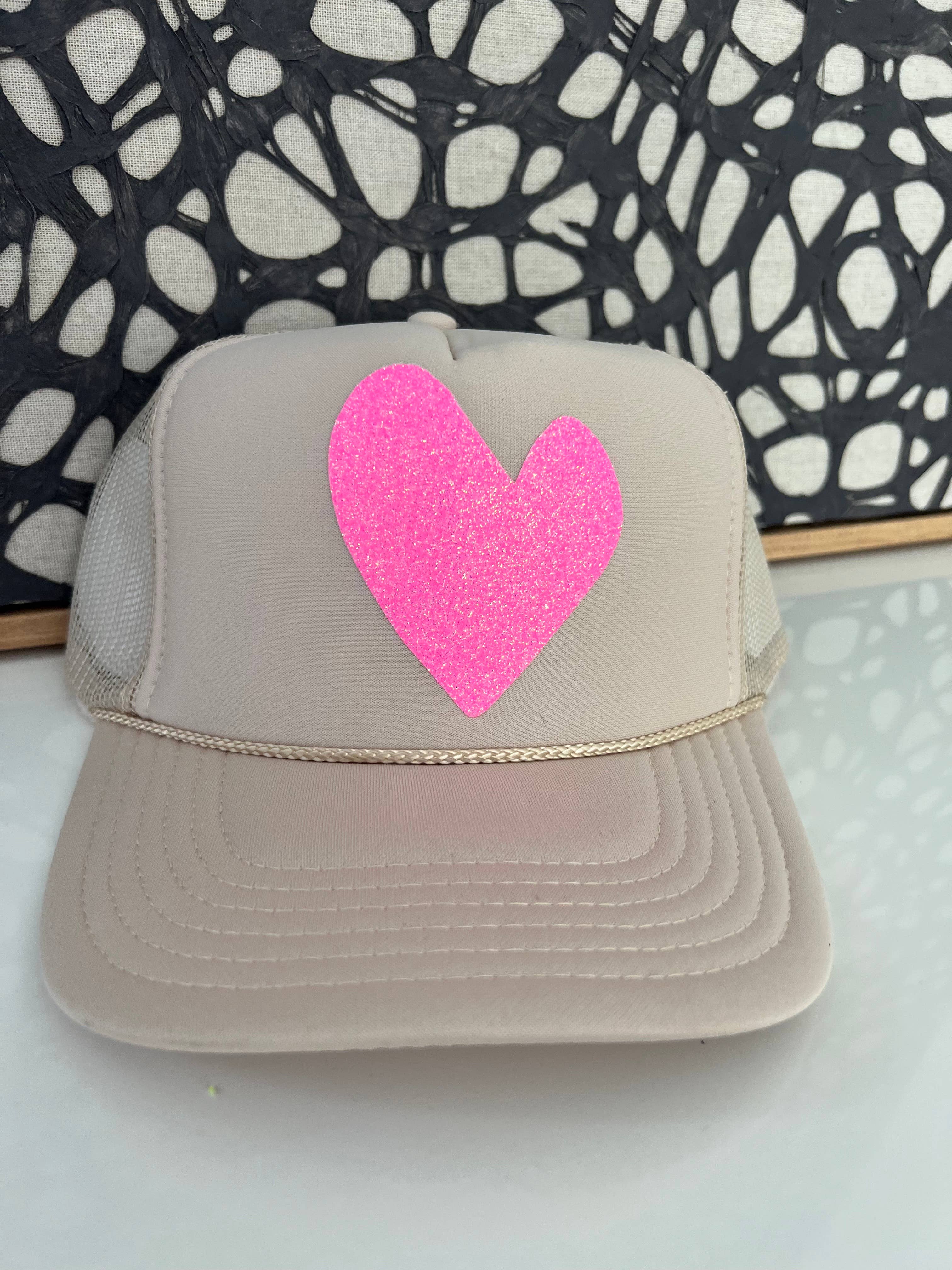 Tan Heart Trucker