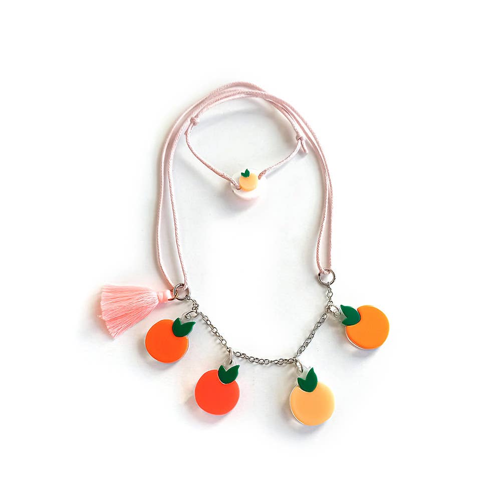 Multi Orange Necklace