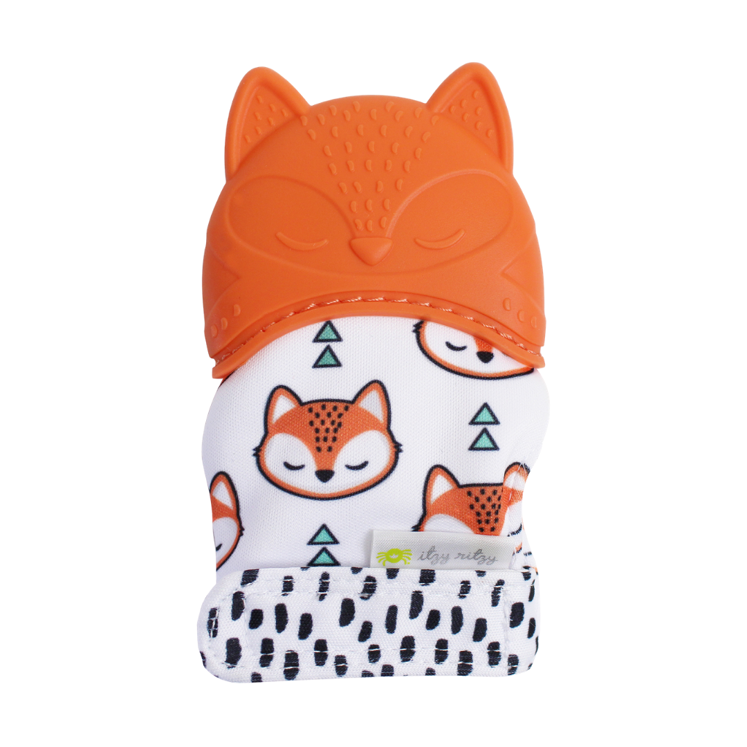 Fox Silicone Teething Itzy Mitt™